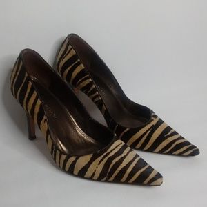 Antonio Melani 7.5 all leather pointy toe heels